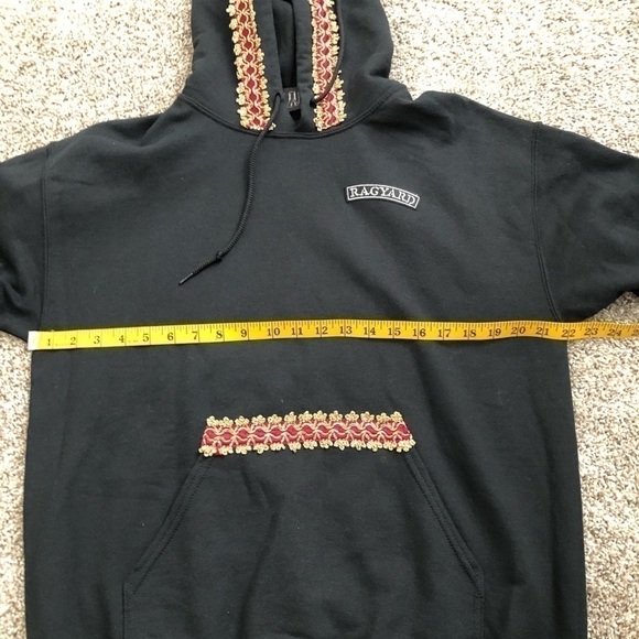 RAGYARD embellished sequins patch work hoodie - Picture 6 of 10